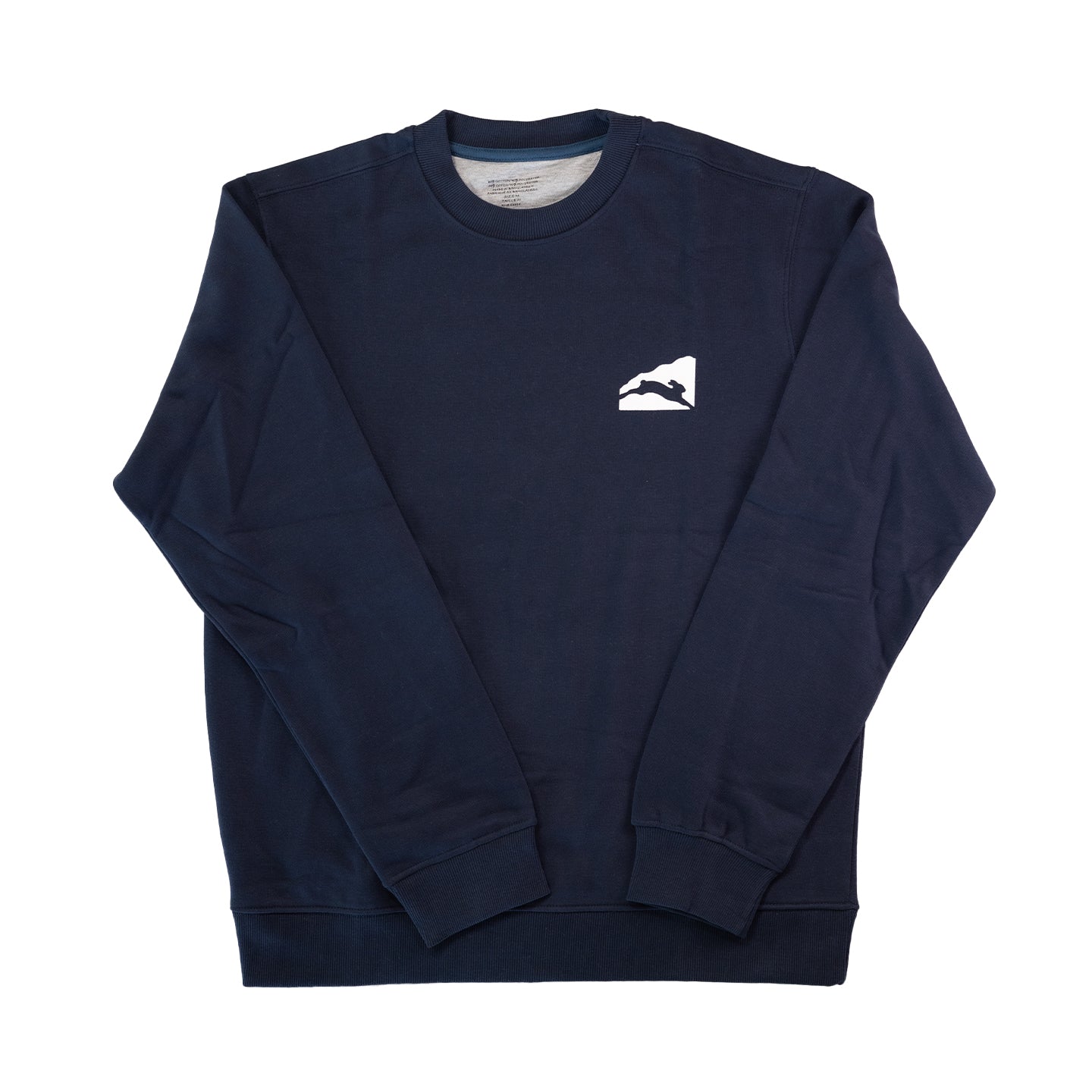 Snowshoe branded navy blue crew sweatshirt
