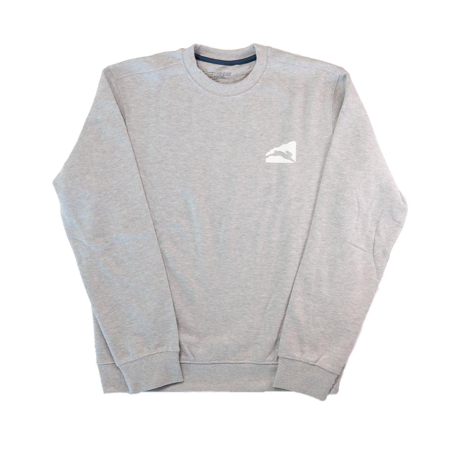 Snowshoe branded light grey crew sweatshirt
