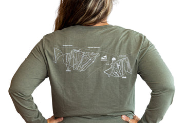 Long Sleeved Trail Map Shirt