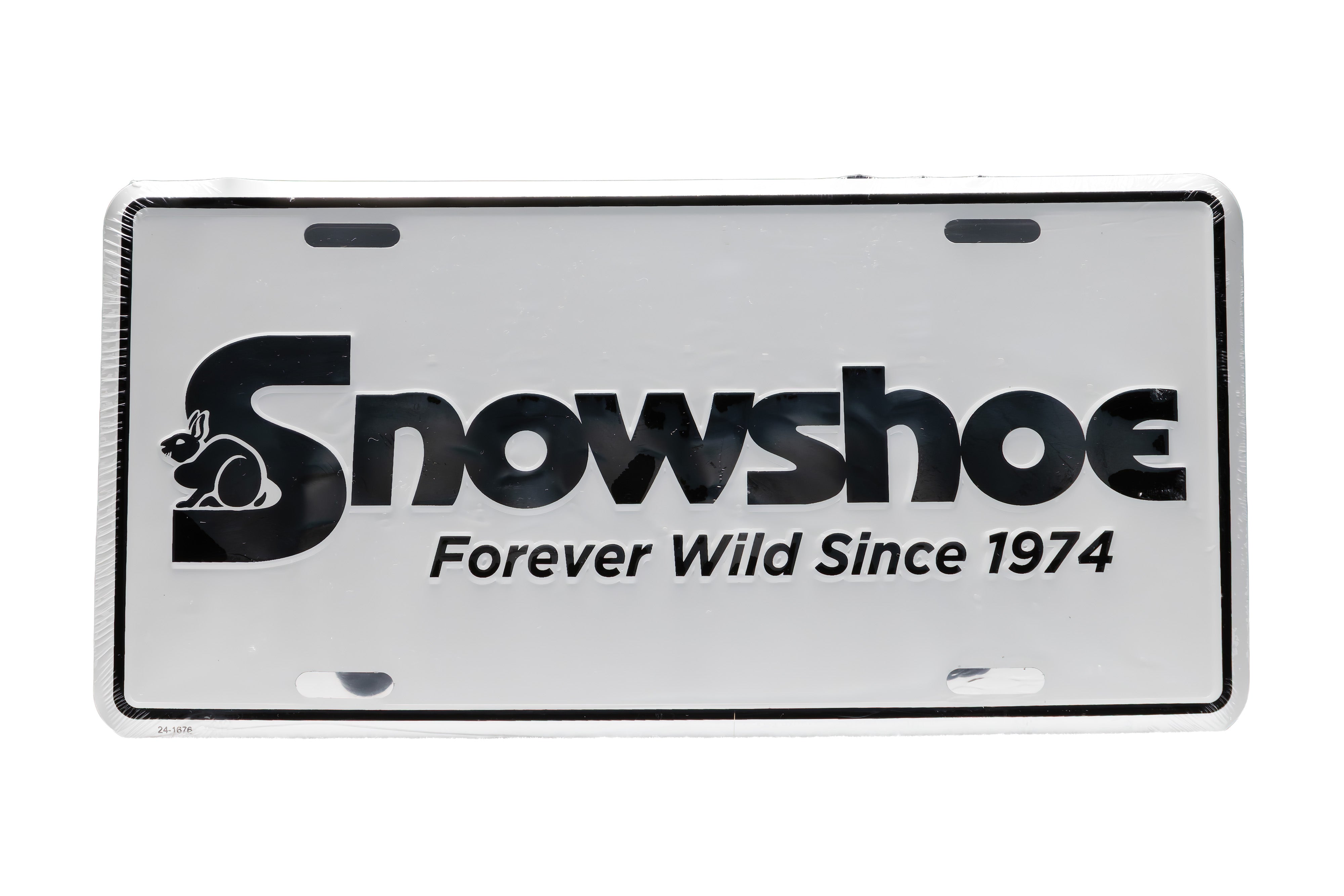 Throwback Plate Throwback Snowshoe License Plate