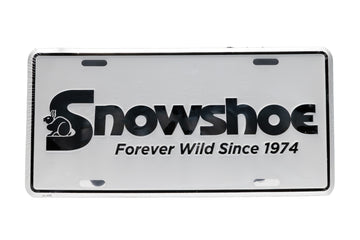 Throwback Snowshoe License Plate