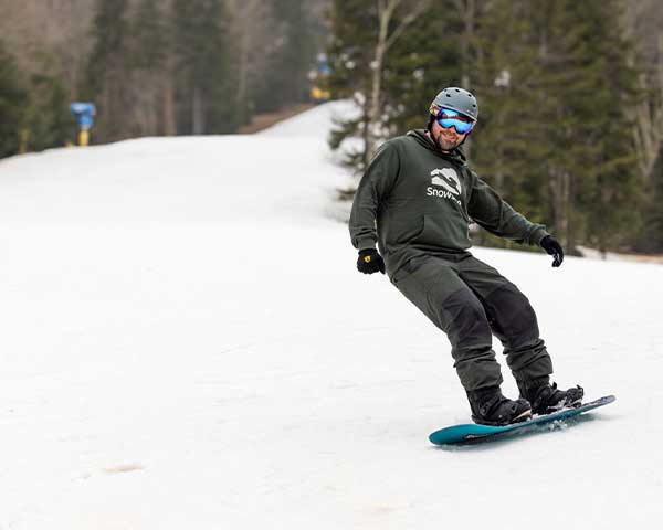 Snowboarder at Snowshoe